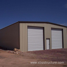 Double Door Steel Structure Garage